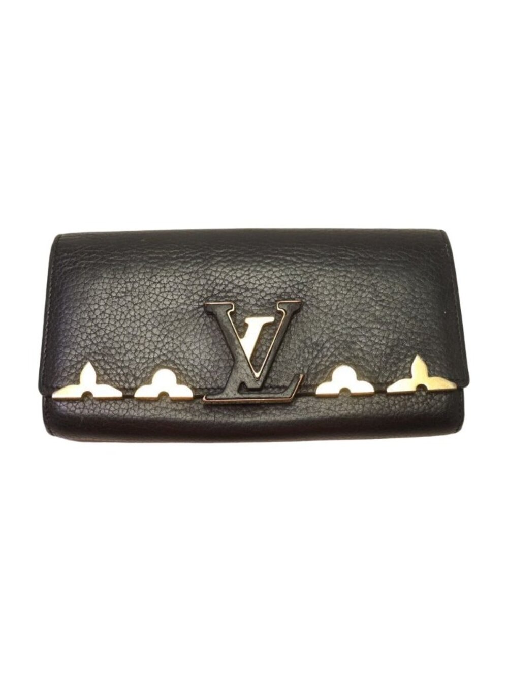 Louis Vuitton Portefeuille Capucines Taurillon Leather Wallet
